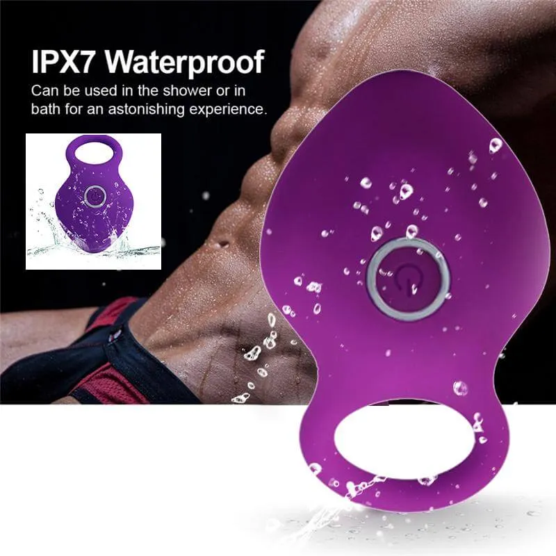10 Frequency Clit Stimulation Penis Ring Vibrator Sex Toy