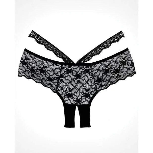 Allure Lingerie - Adore Heartbreaker Panty O/S (Black)