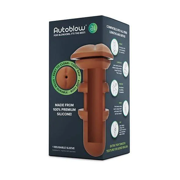 Autoblow - A.I Series Standard Silicone Sleeve Vagina Mouth Anus Orifice
