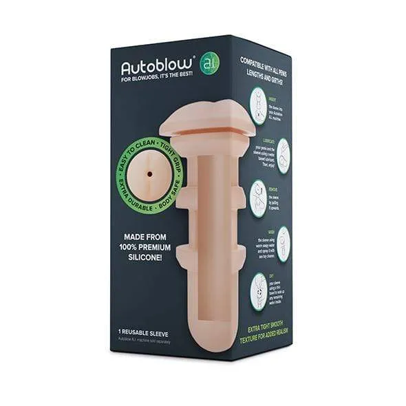 Autoblow - A.I Series Standard Silicone Sleeve Vagina Mouth Anus Orifice
