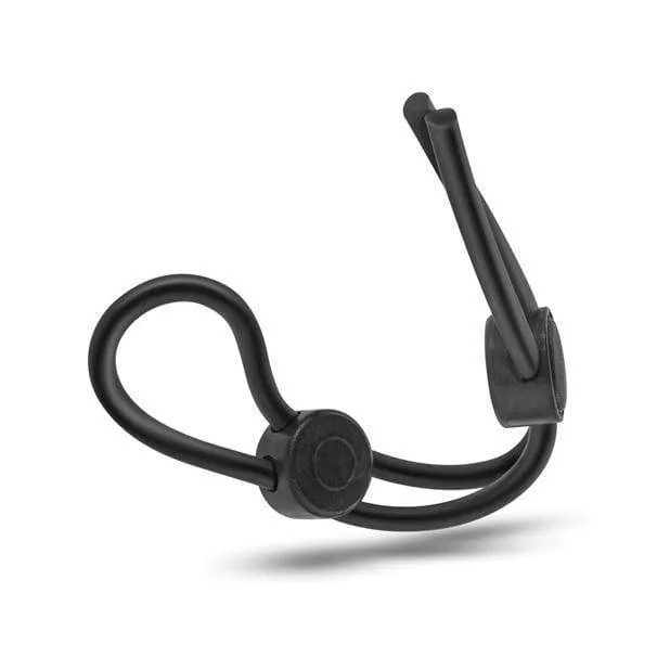 Blush Novelties - Stay Hard Silicone Double Loop Cock Ring (Black)