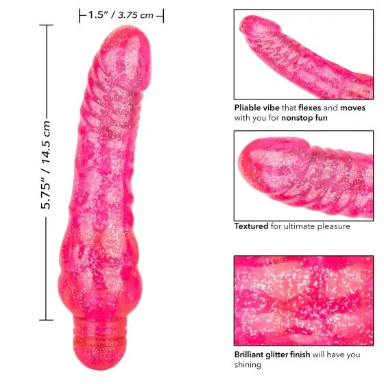 Calexotics Sparkle Glitter Jack Vibrator