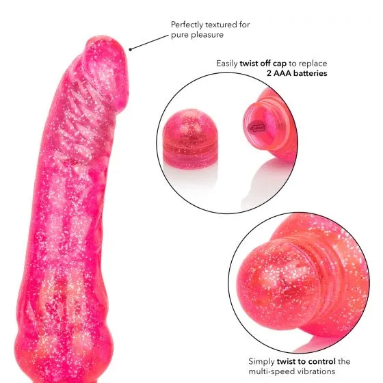 Calexotics Sparkle Glitter Jack Vibrator