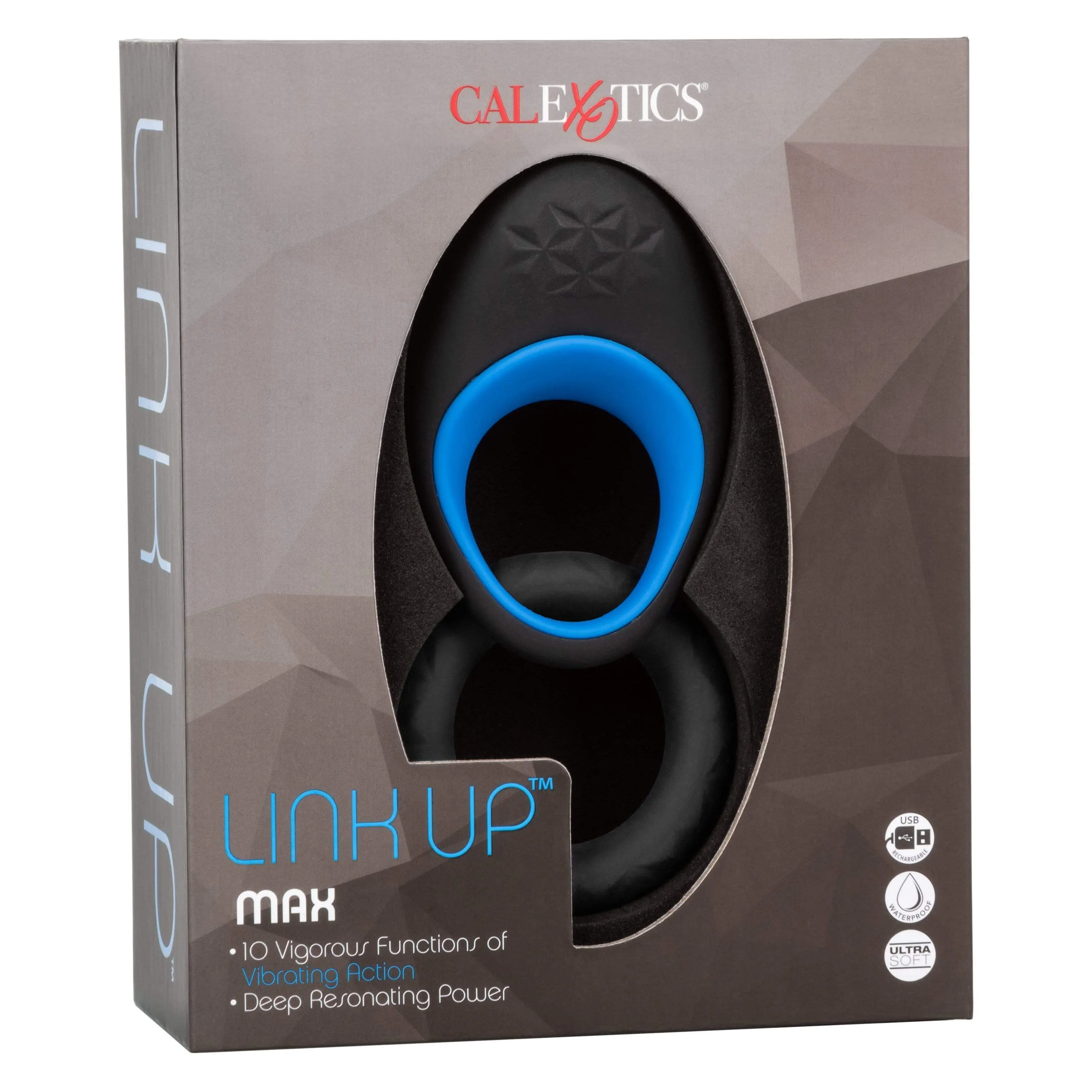 California Exotics - Link Up Max Vibrating Cock Ring (Black)
