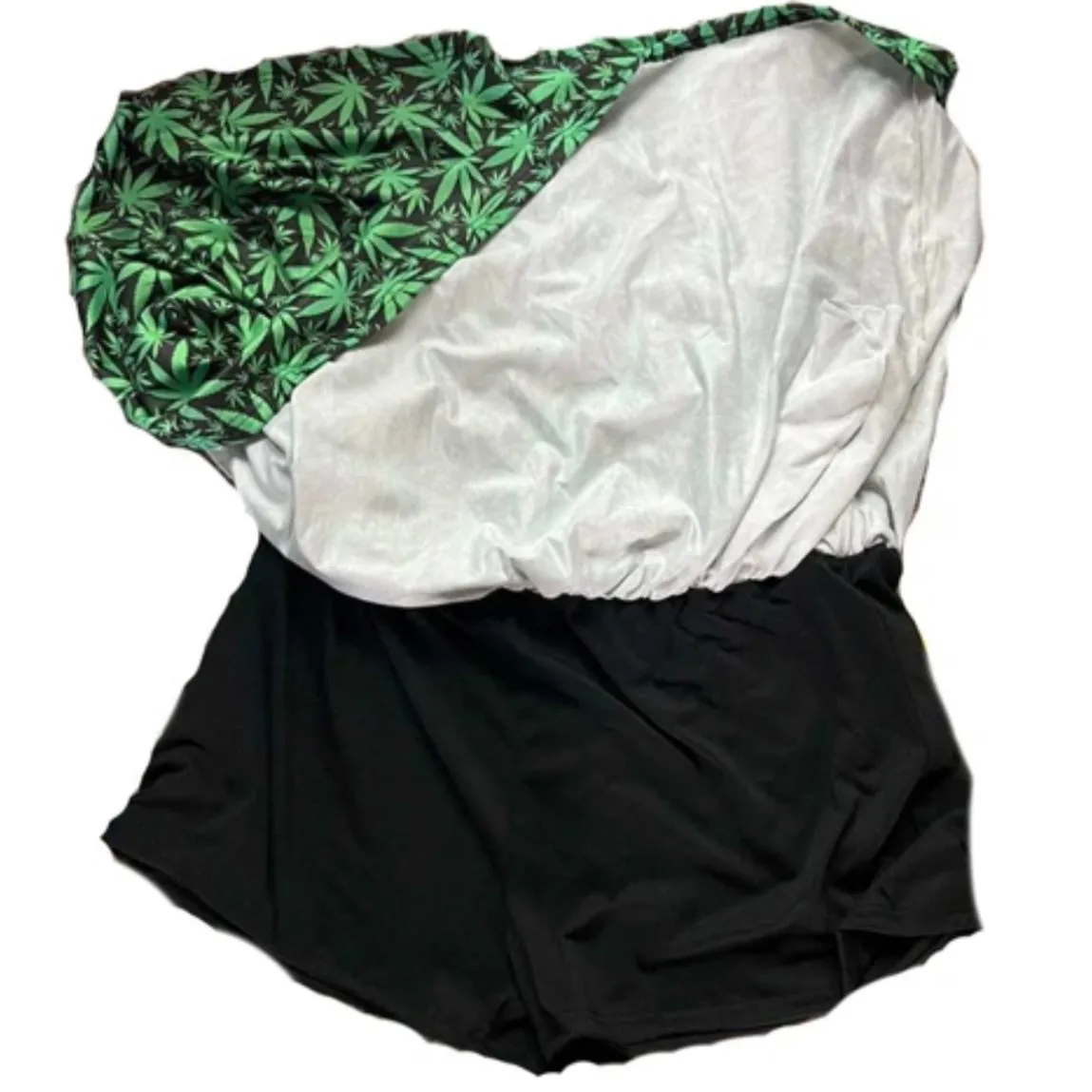 Cannabis Leaves Skirt Skort