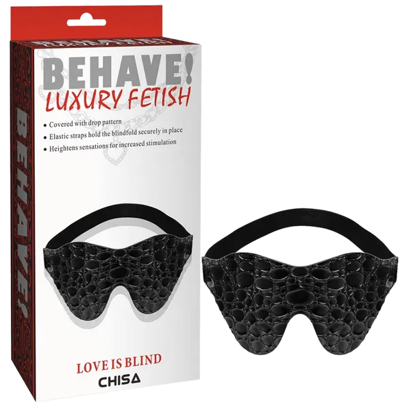 Chisa Love is Blind Blindfold BDSM Eye Mask Bondage Role Play Fetish Sex Toy