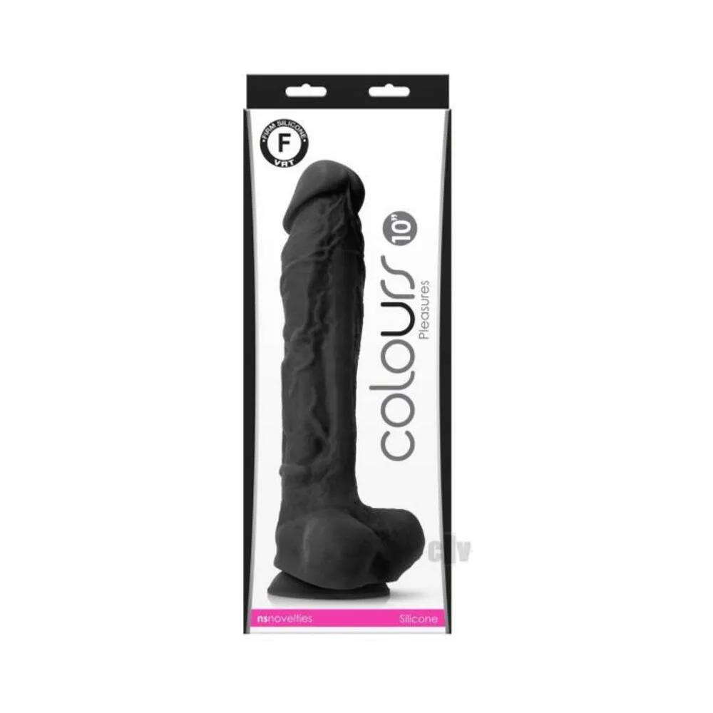Colours Pleasures 10 Dildo - Black