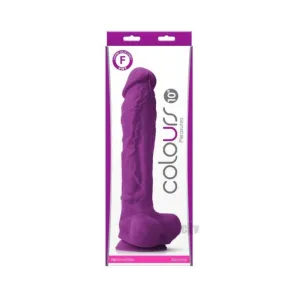 Colours Pleasures 10 Dildo - Purple
