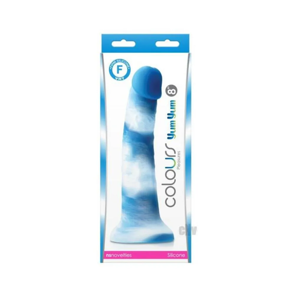 Colours Pleasures Yum Yum 8 Dildo - Blue