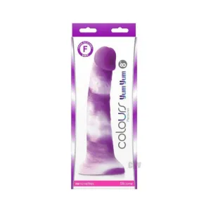 Colours Pleasures Yum Yum 8 Dildo - Purple
