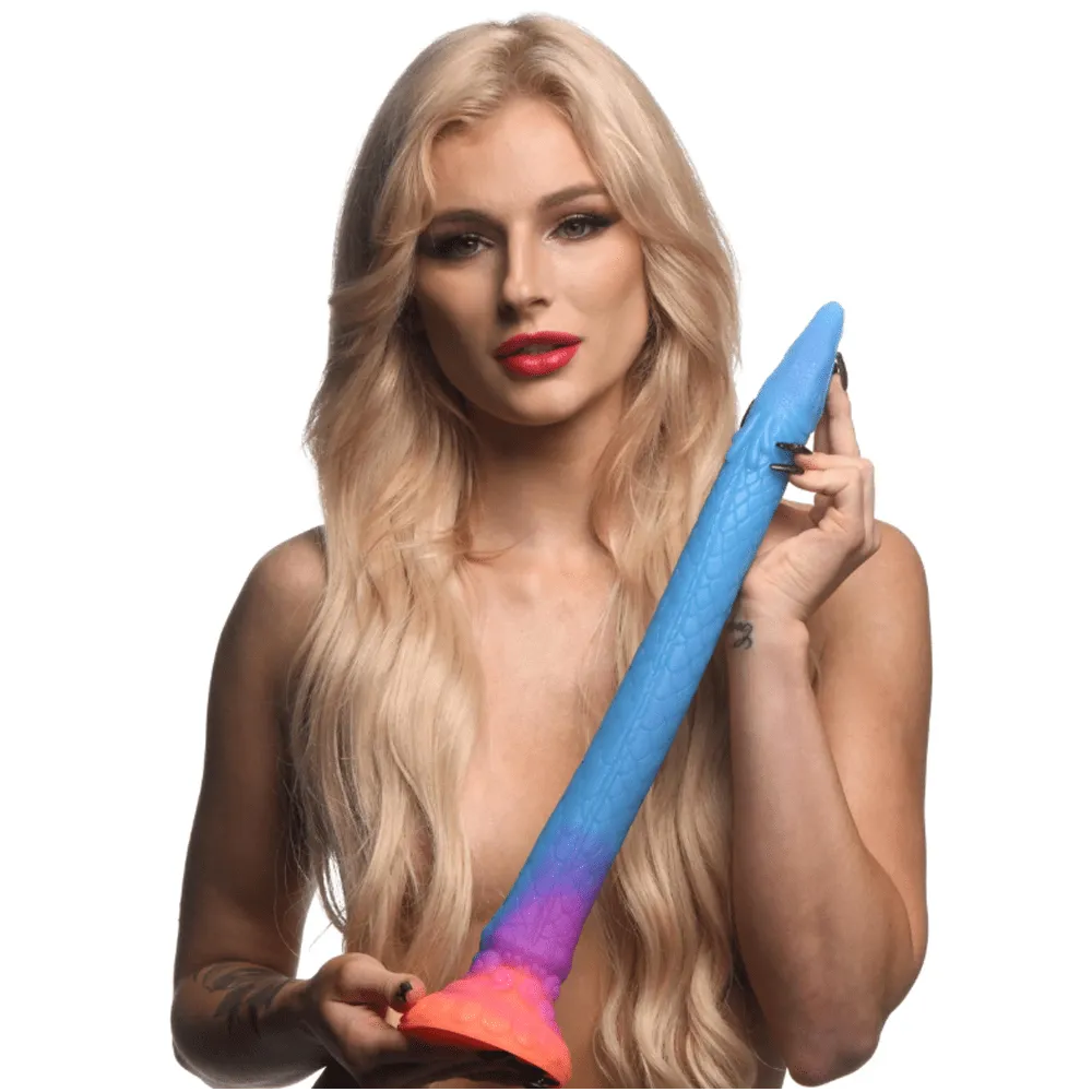 Creature Cocks Makara Glow-In-Dark Silicone Snake Dildo