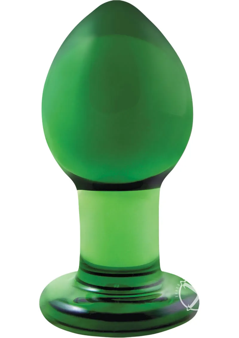 Crystal Glass Plug Medium Green(disc)