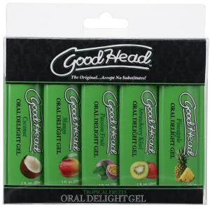 Doc Johnson Oral Delight Tropical Fruits 5 Pack