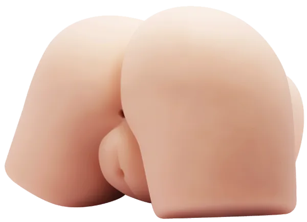 Doggy Vagina And Anal Stimulator (Flesh)