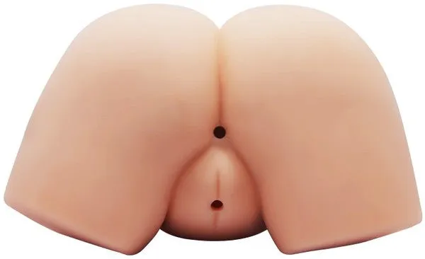 Doggy Vagina And Anal Stimulator (Flesh)