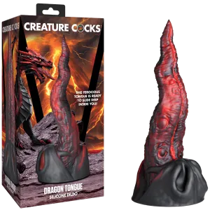 Dragon Tongue Silicone Dildo