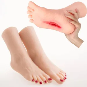 Foot Fetish Realistic Feet Stroker Pair Male Masturbator
