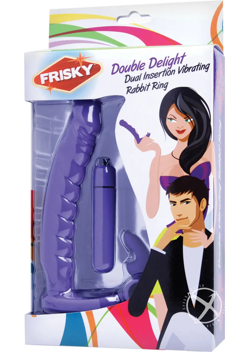 Frisky Dbl Delight Dual Pen Rabbit Ring