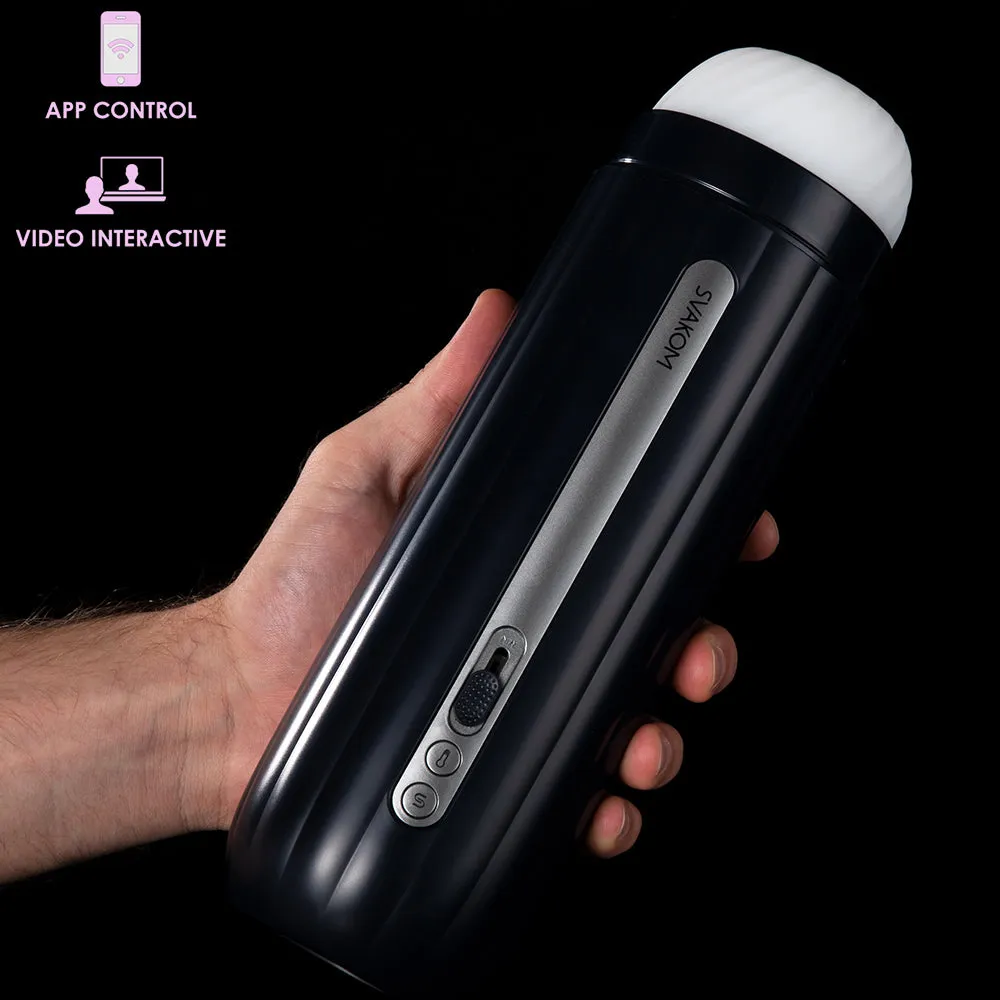 Hannes Neo Interactive VIDEO APP Control Male Masturbator AUTO THROBBING Sex Toy
