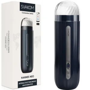 Hannes Neo Interactive VIDEO APP Control Male Masturbator AUTO THROBBING Sex Toy