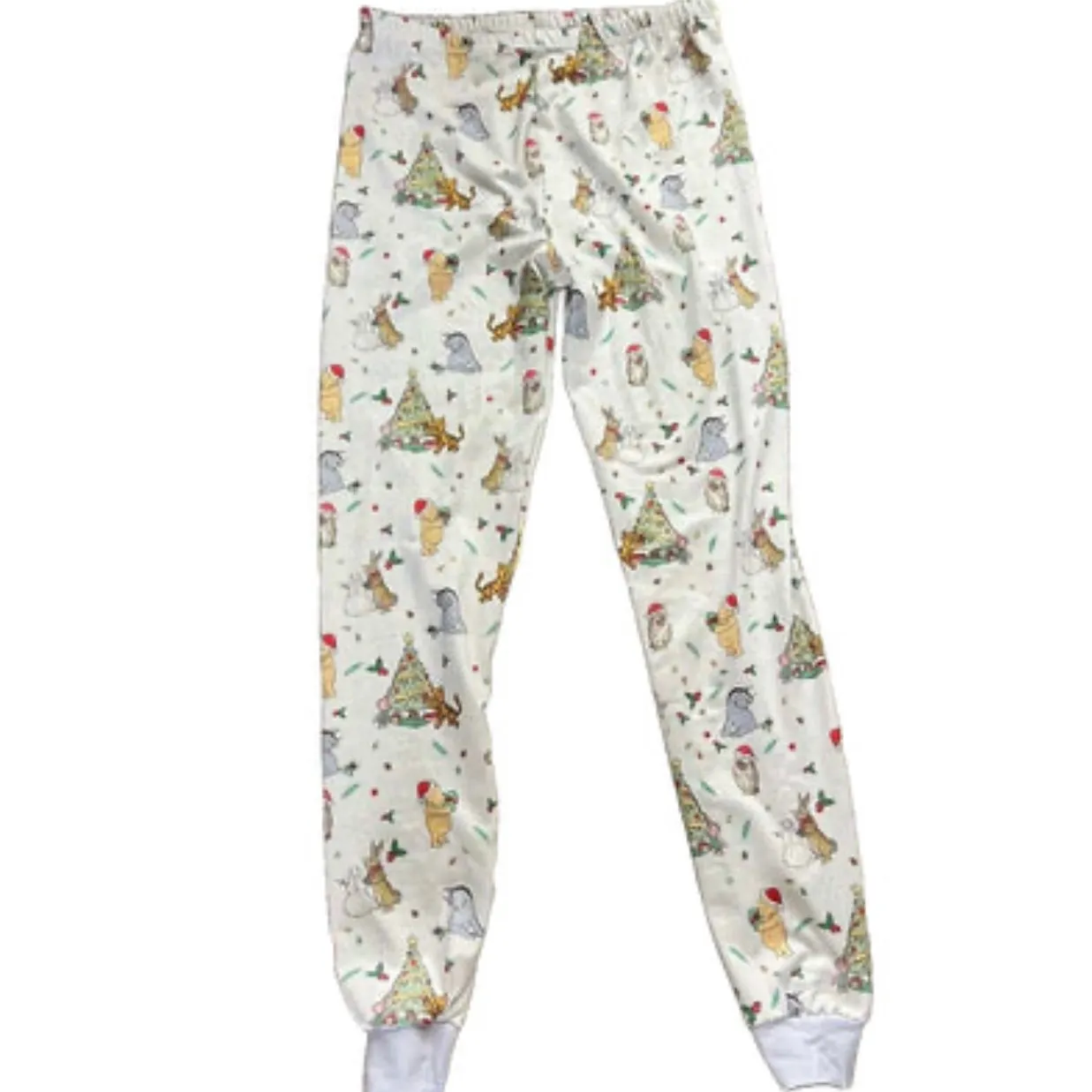 Happy Holidays Christmas Little Bear Pajamas Pants *