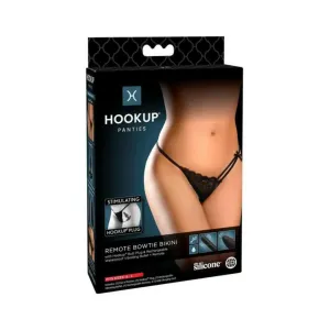 Hookup Remote Bowtie Bikini Black Fits Size S-l