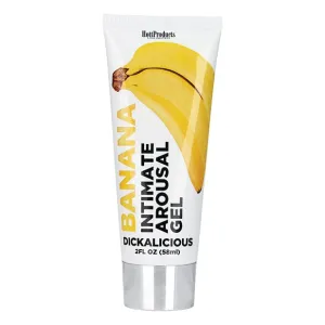 Hott Products - Dickalicious Intimate Flavored Arousal Gel 2oz (Banana)
