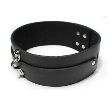 KL Bondage Basics Leather Collar (Black)