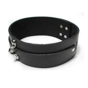 KL Bondage Basics Leather Collar (Black)