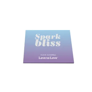 Love to Love Spark Bliss Trial Set: Make Me Quiver. Pulse Me Down. Orgasm Rainfall