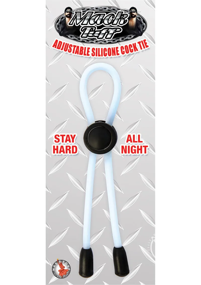 Mack Tuff Adjustable Cock Tie Clear