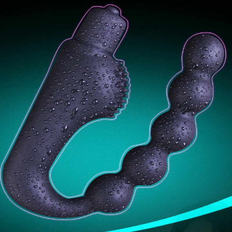 Male Prostate Massage Butt Plug 10 Frequencies Vibrating Sex Toy