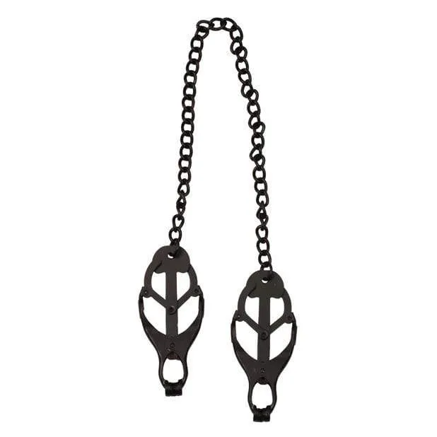 Master Series - Monarch Noir Nipple Vice Nipple Clamps (Black)