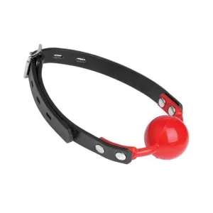 Master Series - The Hush Gag Comfort Ball Gag (Red)