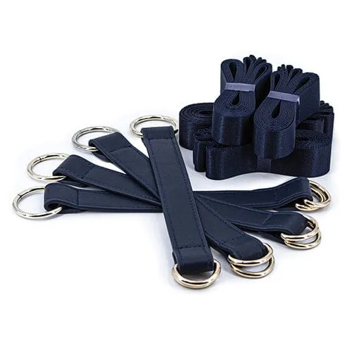 NS Novelties - Bondage Couture Tie Down Straps (Blue)