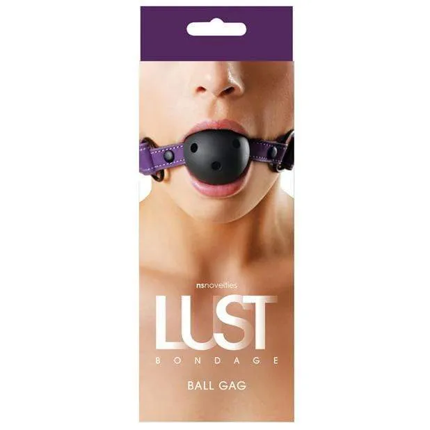NS Novelties - Lust Bondage Ball Gag (Purple)
