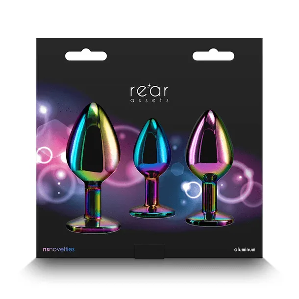 NS Novelties Rear Assets Anal Kit Rainbow