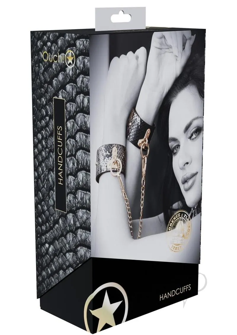 Ouch Florence Coll Handcuffs Blk