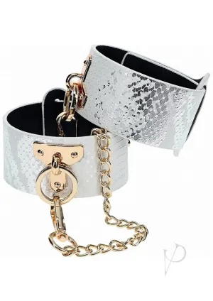 Ouch Florence Coll Leg Cuffs White