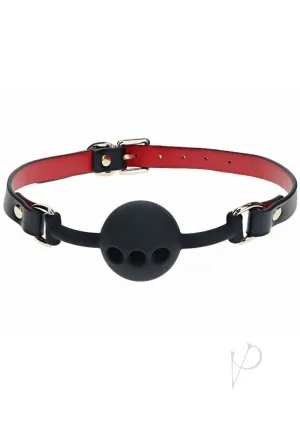 Ouch Milan Coll Ball Gag Blk/red