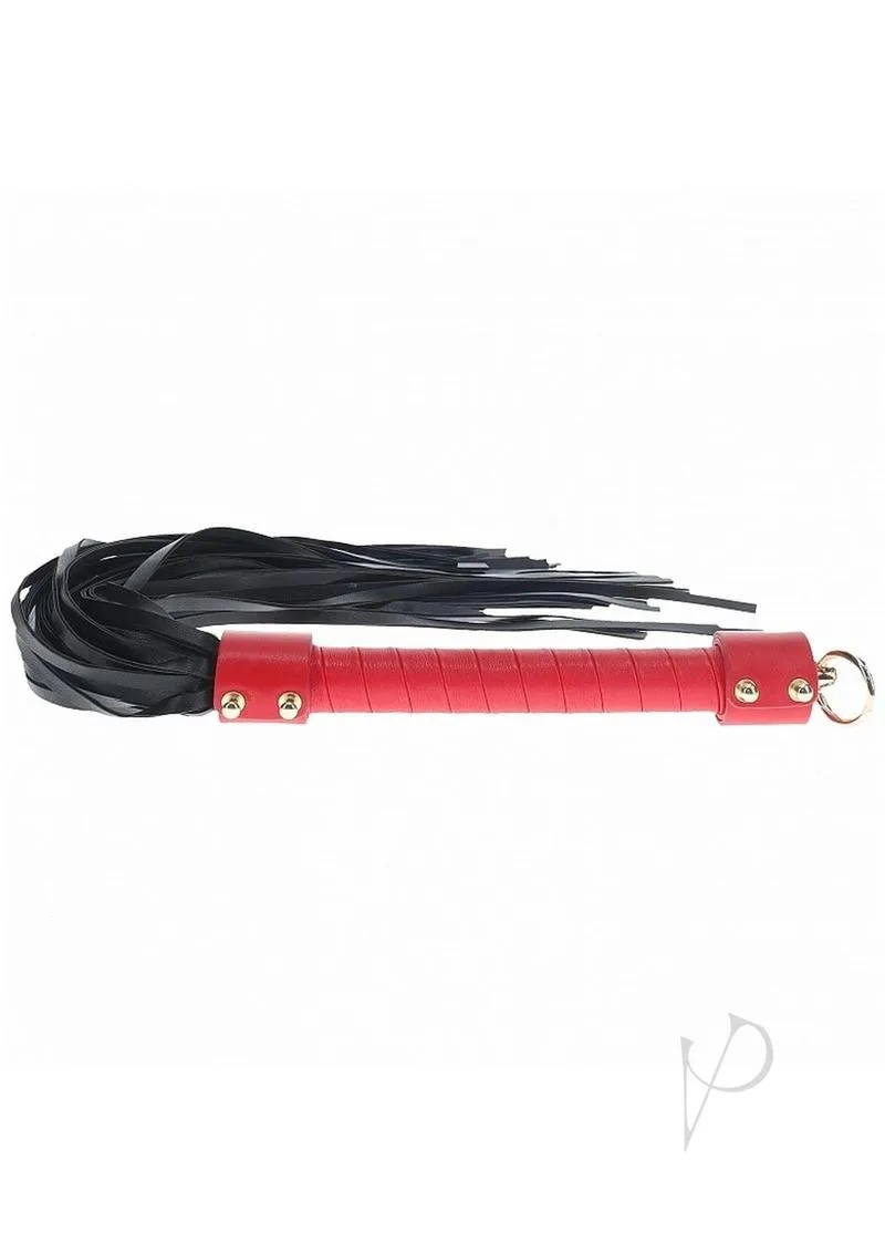 Ouch Milan Coll Flogger Blk/red