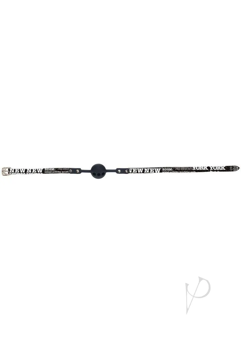Ouch Ny Coll Ball Gag Blk