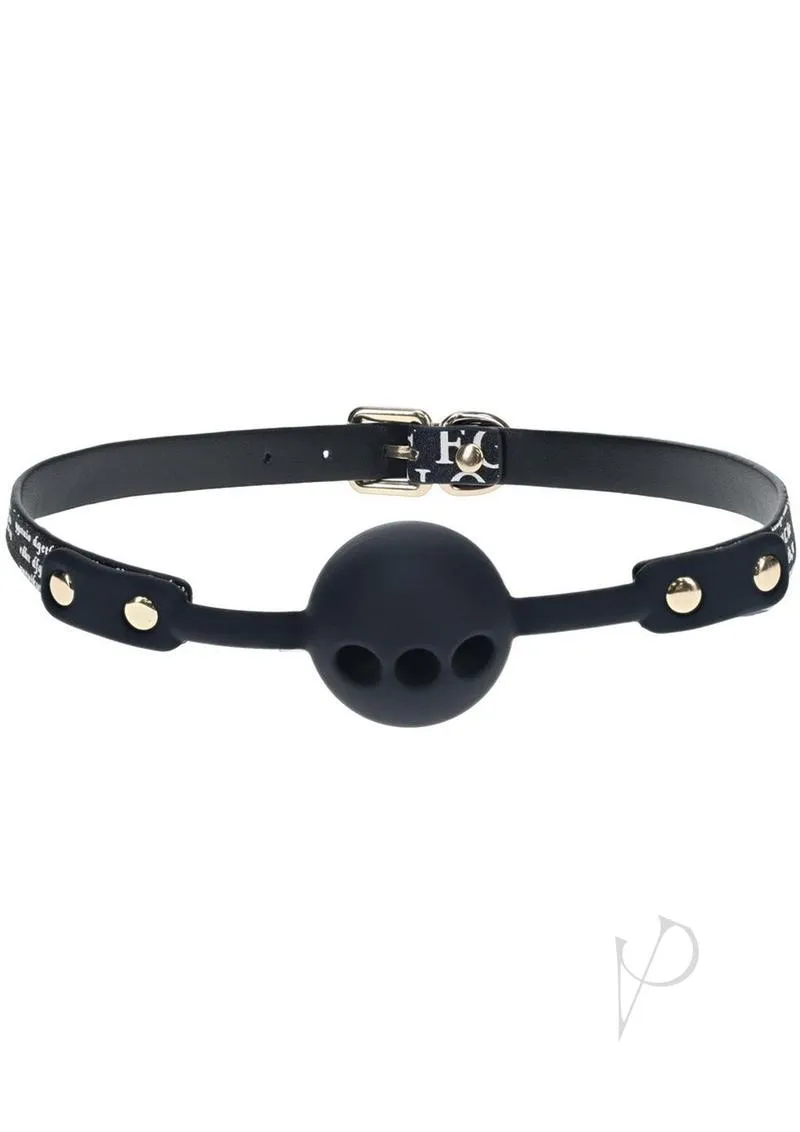 Ouch Ny Coll Ball Gag Blk