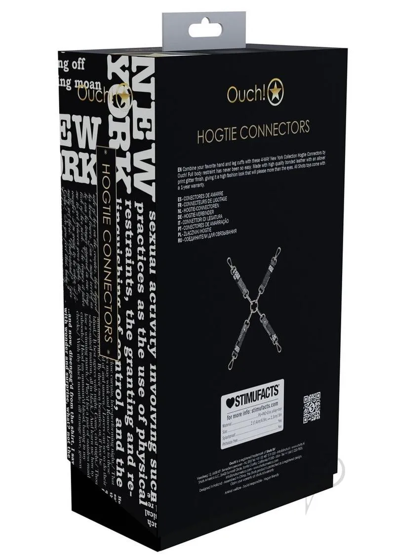 Ouch Ny Coll Hogtie Conn Blk