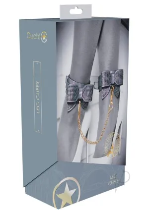 Ouch Paris Coll Leg Cuffs Blk