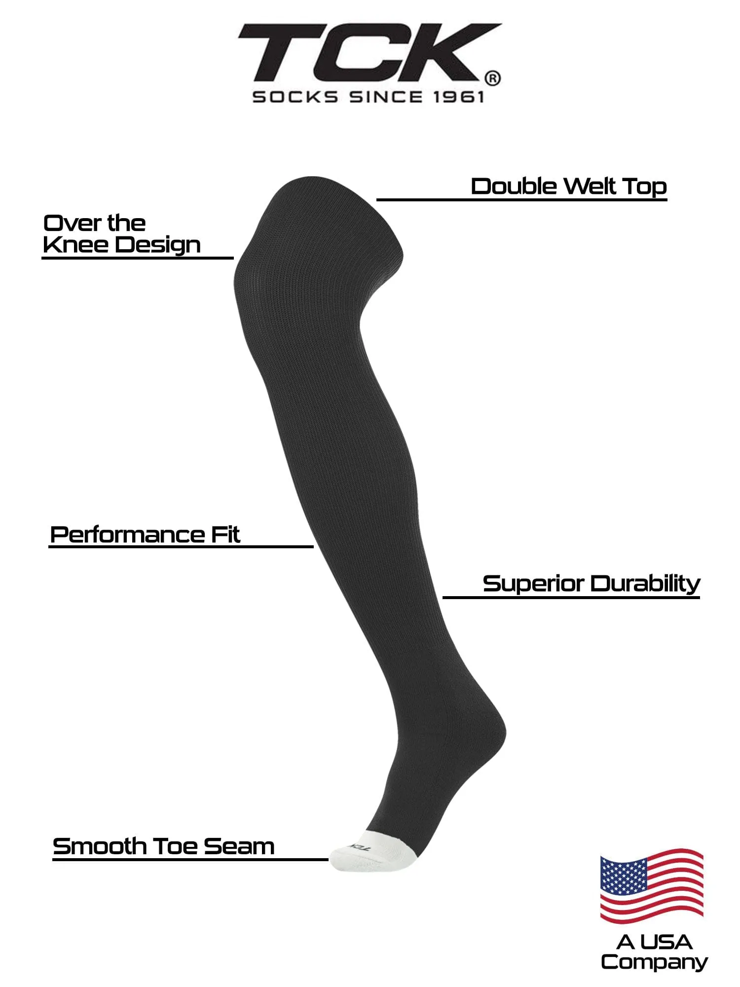 Pro Plus Performance Prosport - Long Over the Knee Socks for Baseball - Adult Sizes