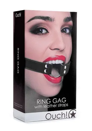 RING GAG BLACK BLACK