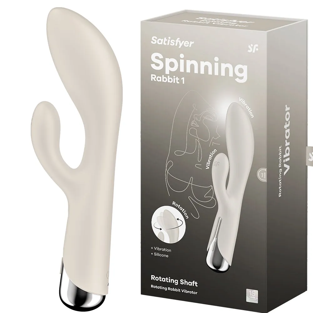 Satisfyer Spinning Rabbit 1 Rotating Rabbit Vibrator USB Female Vibe Sex Toy