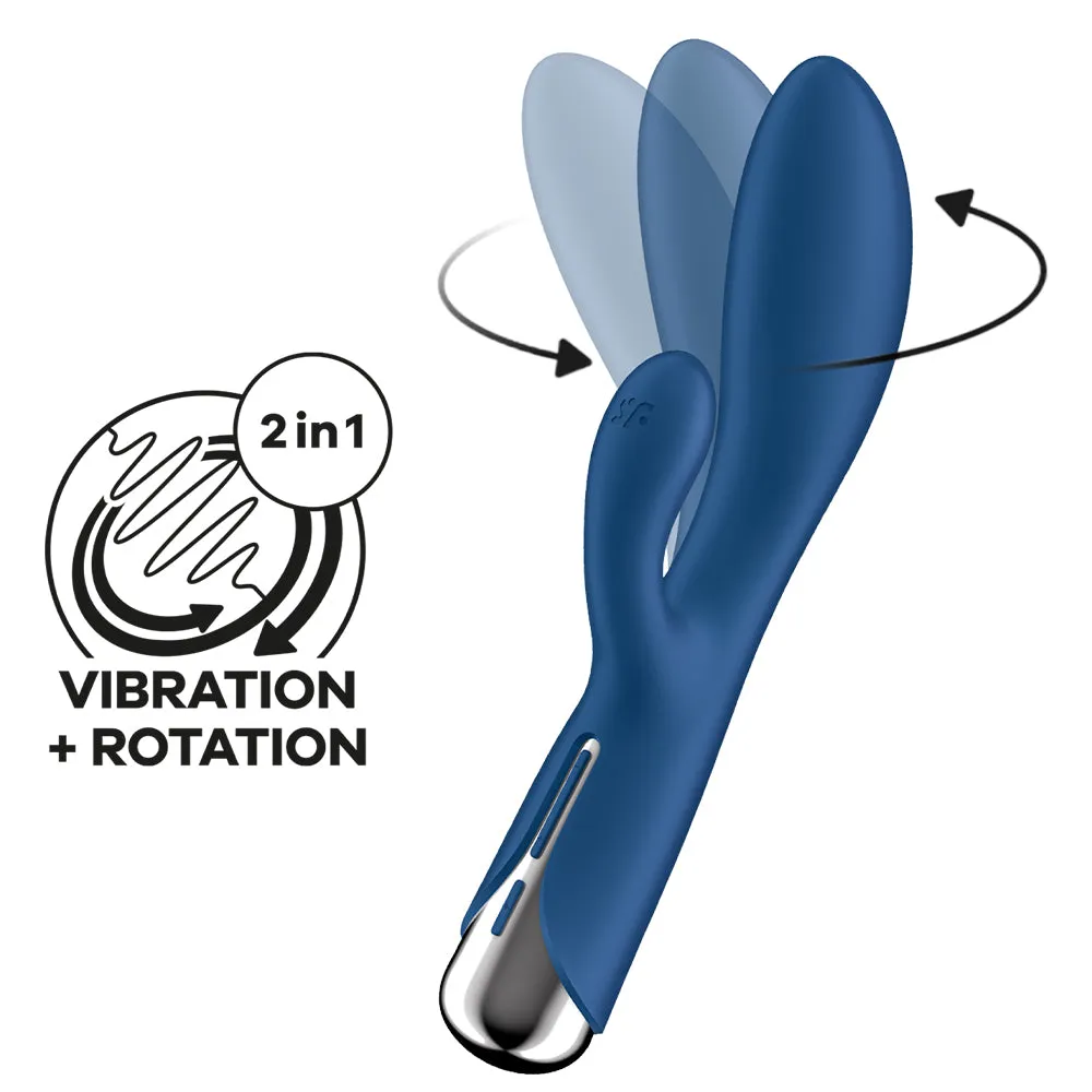 Satisfyer Spinning Rabbit 1 Rotating Rabbit Vibrator USB Female Vibe Sex Toy