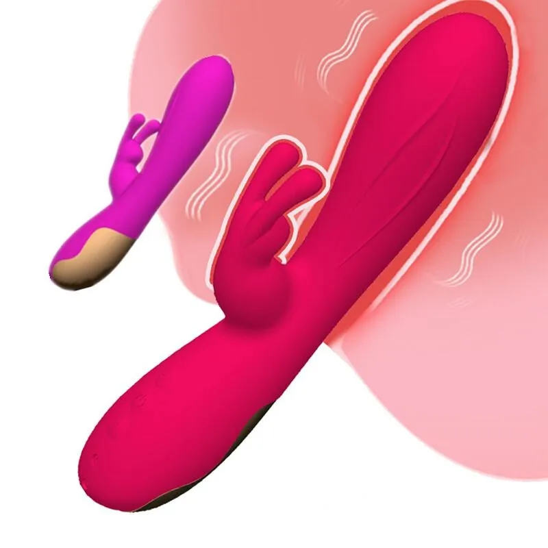 Silicone G Spot Stimulating USB Charging Rabbit Vibrator